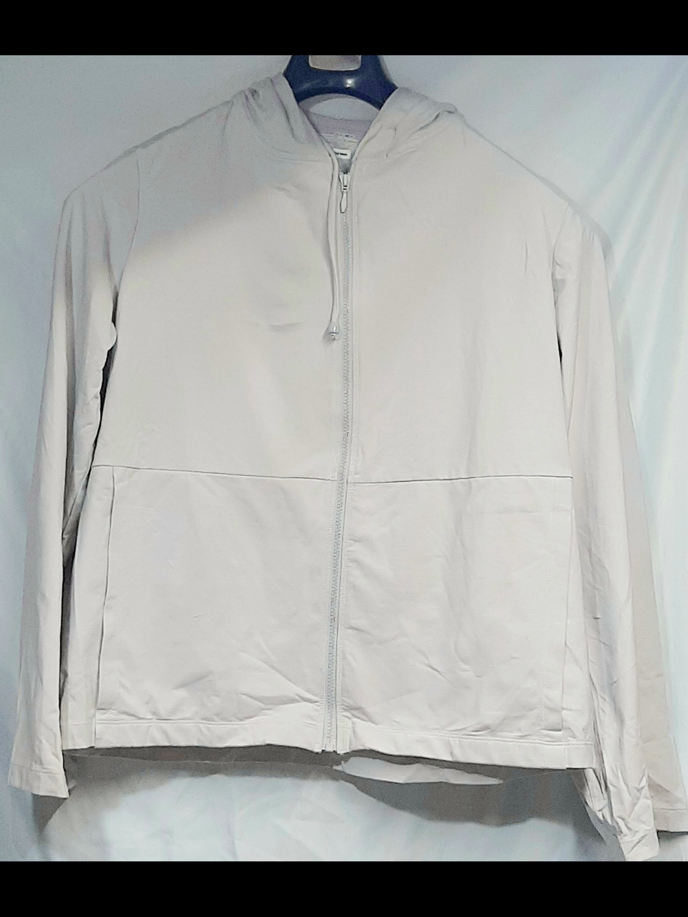 Jockey Light Beige Hooded Athletic  Jacket